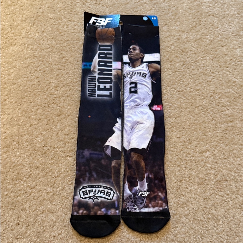 San Antonio Spurs Men’s “Kawhi Leonard” Socks